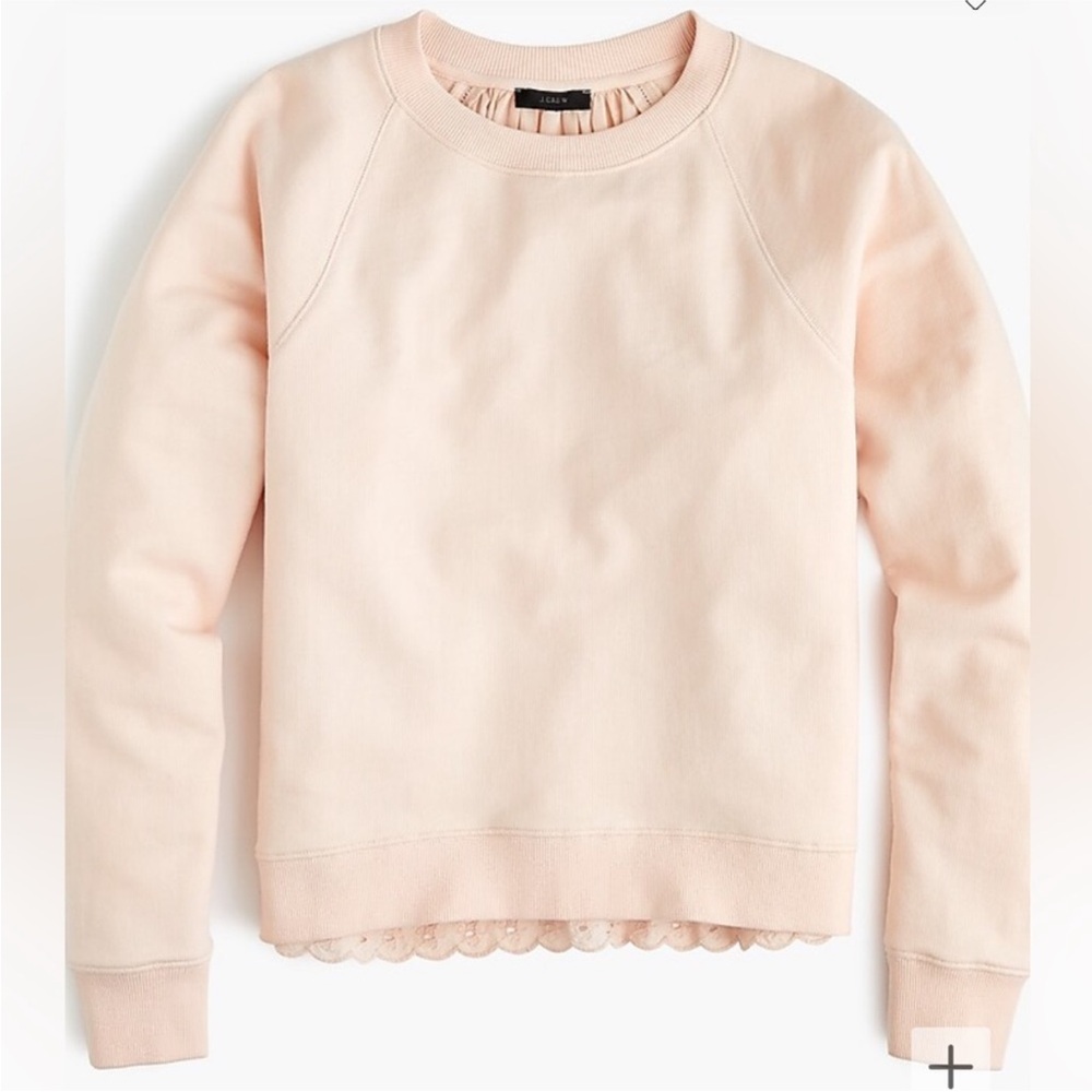 NWOT J Crew Eyelet-back Sweatshirt size XXS Colour
